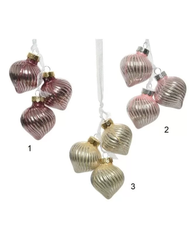 1Pz Addobbo Appendino Cipolla 3 Colori O3,5Cm Per Albero Di Natale>KAEMING Cheap