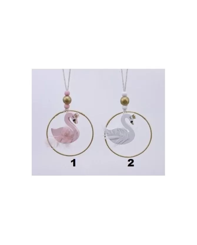 1Pz Addobbo Appendino Decoro Cigno Per Albero Di Natale 8.5Cm>KAEMING Clearance
