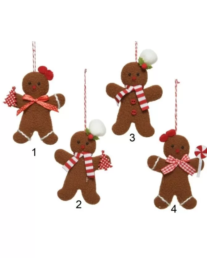 1Pz Addobbo Appendino Omino Pan Di Zenzero 11 Cm Per Albero Di Natale>KAEMING Fashion