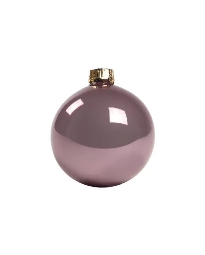 1Pz Pallina Sfera Di Vetro Tinta Unita Vinaccia Lucido 60Mm>* Clearance