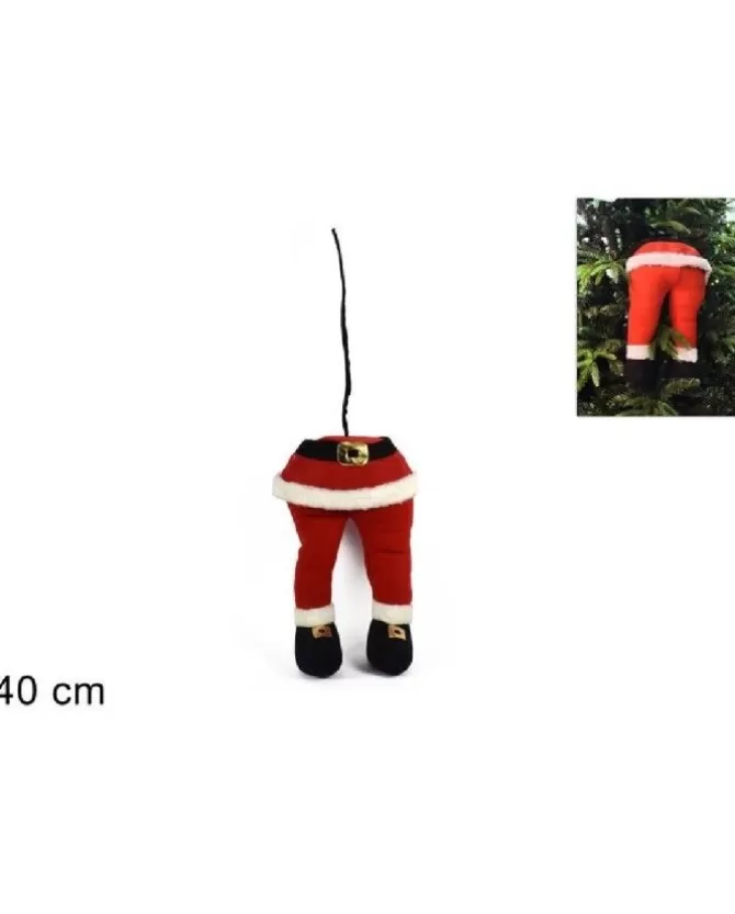 Addobbo Appendino Gambe Di Babbo Natale 40 Cm Per Labero Di Natale>DUE ESSE CHRISTMAS New
