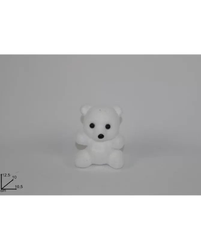 Addobbo Appendino Orsetto Bianco 12,5 Cm Per Albero Di Natale>DUE ESSE CHRISTMAS New