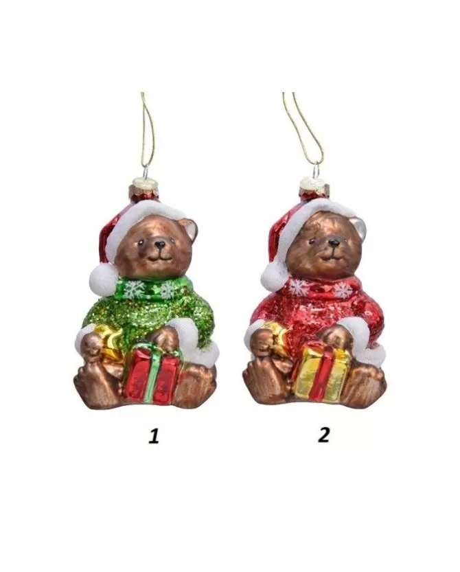 Addobbo Appendino Orsetto Con Cappello Per Albero Di Natale 6X5,2X12 Cm 1Pz>KAEMING Sale