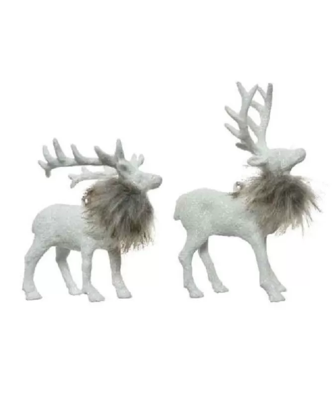 Addobbo Appendino Renne Bianche Per Labero Di Natale 11X3X15 Cm 1Pz>KAEMING Discount