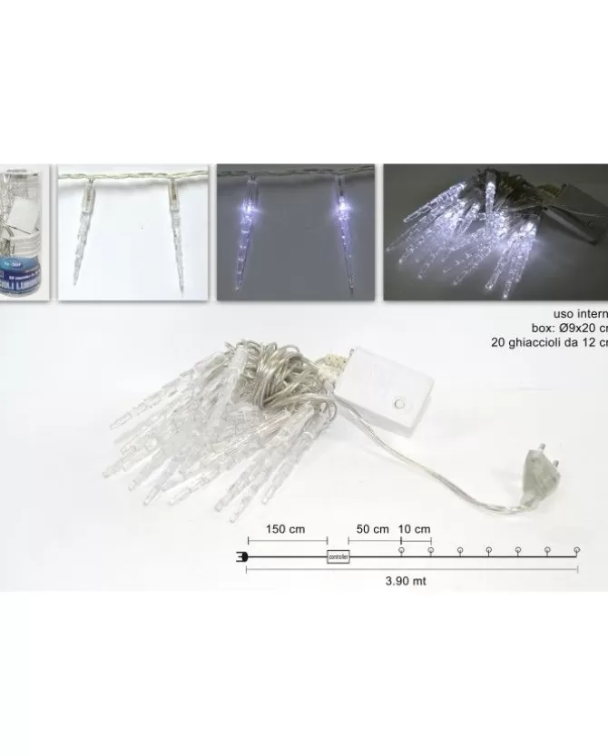 Addobbo Ghiaccioli Effetto Stalattite 12 Cm 20Pz Per Uso Interno>* Shop