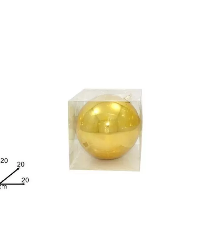 Addobbo Pallina Oro Lucida Per Albero Di Natale 20 Cm>DUE ESSE CHRISTMAS Best