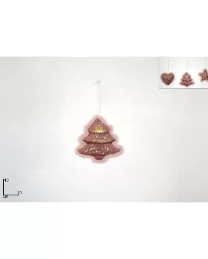 Appendino Addobbo Alberello Velluto Rosa 10 Cm Per Albero Di Natale 1 Pz>DUE ESSE CHRISTMAS Flash Sale