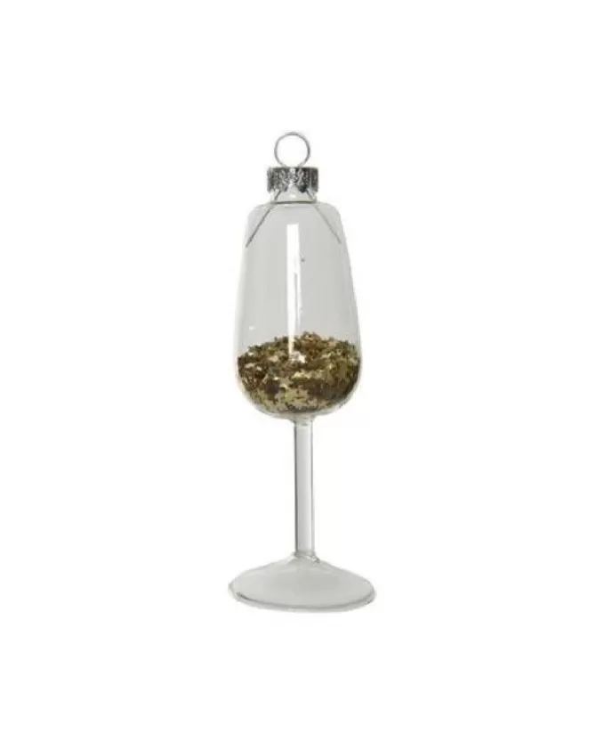Appendino Addobbo Bicchiere Di Vino In Vetro Con All'Interno Stelline D'Orate>KAEMING Cheap
