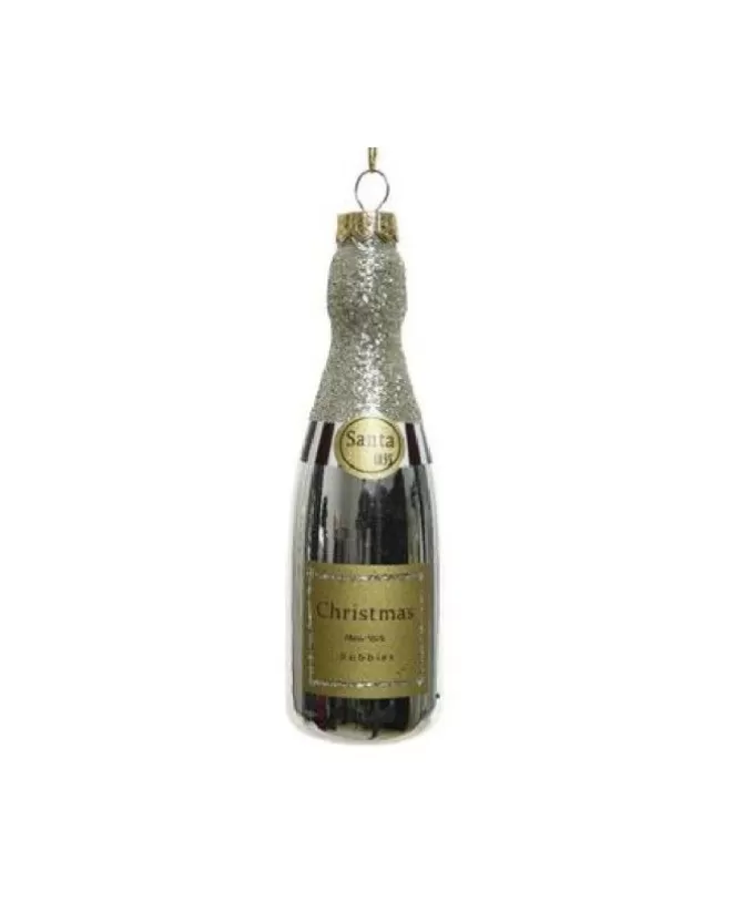 Appendino Addobbo Bottiglia Champagne Oro 4X12,6 Cm Per Labero Di Natale>KAEMING Shop
