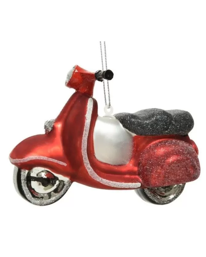 Appendino Di Vetro Vespa Rossa Per Albero Di Natale 1Pz>KAEMING Cheap
