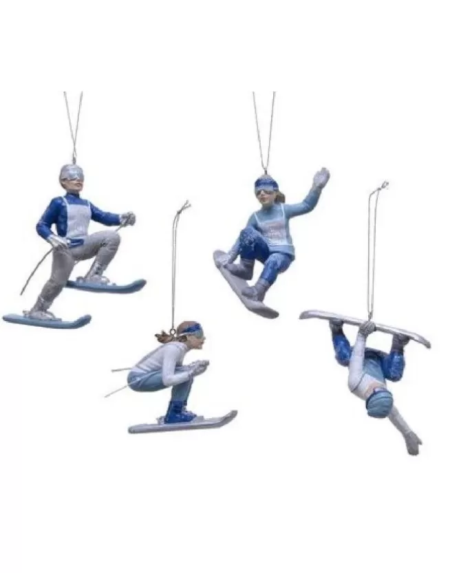 Appendino Per Albero Di Natale Sciatore Con Sci E Snowboard>KAEMING Discount