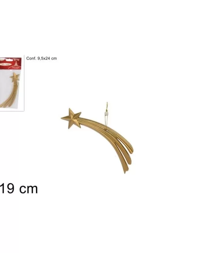 Appendino Stella Cometa 19Cm Oro Per Albero Di Natale>DUE ESSE CHRISTMAS Hot