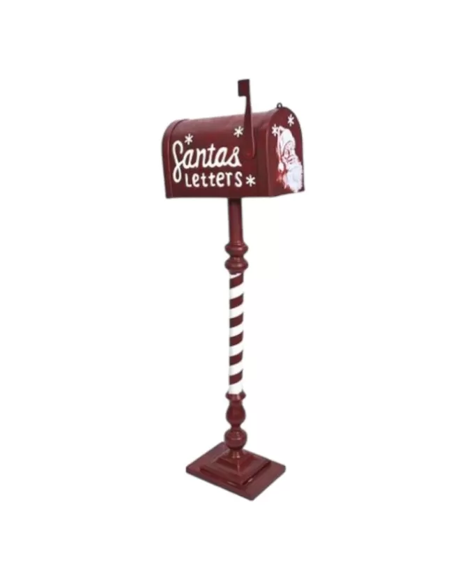 Cassetta Per Posta Di Babbo Natale In Metallo 100 Cm>* Hot