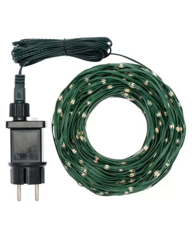 Catena Lineare 600 Gocce Di Luce Led 360° Bianco Catena Lineare 45M Mt>LOTTI Shop