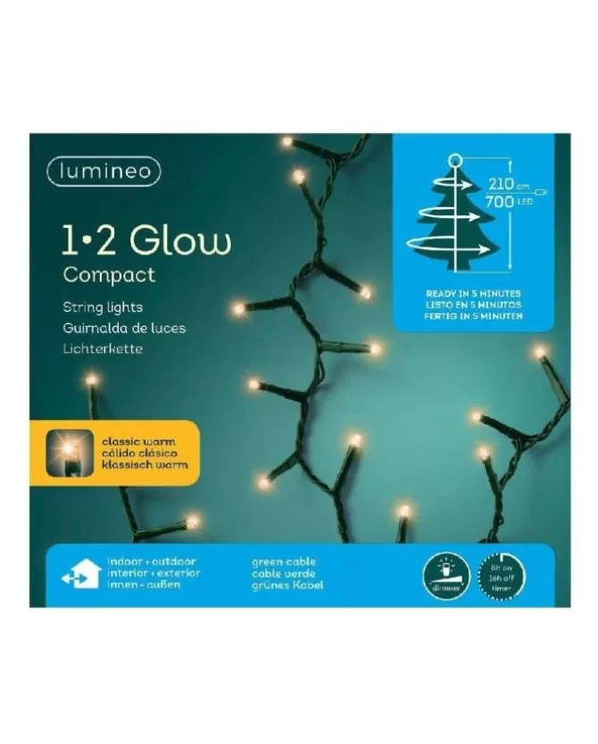 Catena Luci 700 Led Luce Bianco Caldo Per Albero Di Natale 210Cm>KAEMING Flash Sale