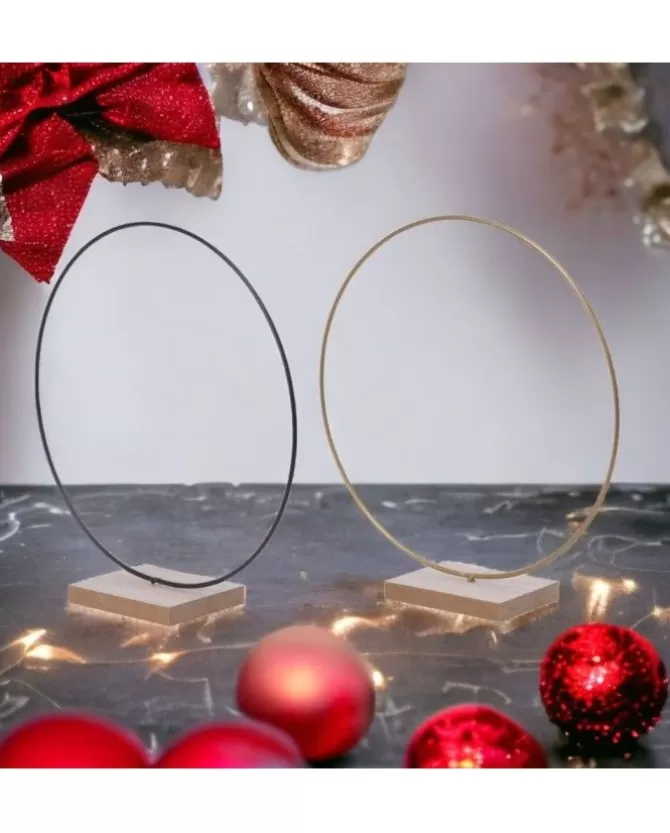 Cerchio Da Decoro Tavolo 30Cm In 2 Colorazioni Oro E Nero>KAEMING Cheap