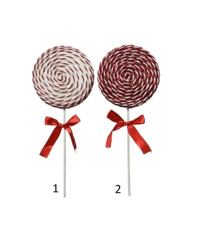 Decor Lecca Lecca Schiuma Glitter, Fiocco Raso Rosso In 2 Varianti>KAEMING Hot
