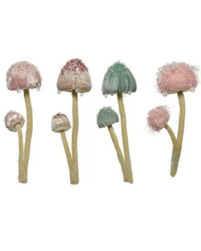 Decorazione Fungo In Velluto 4Col Assortiti>KAEMING New