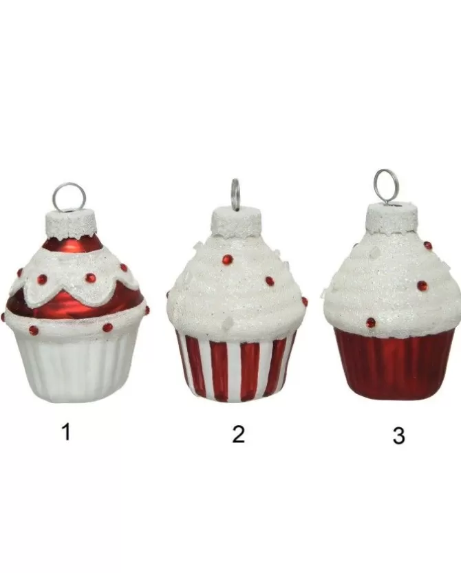 Decoro Da Albero Appendino Cupcake In Vetro>KAEMING Outlet