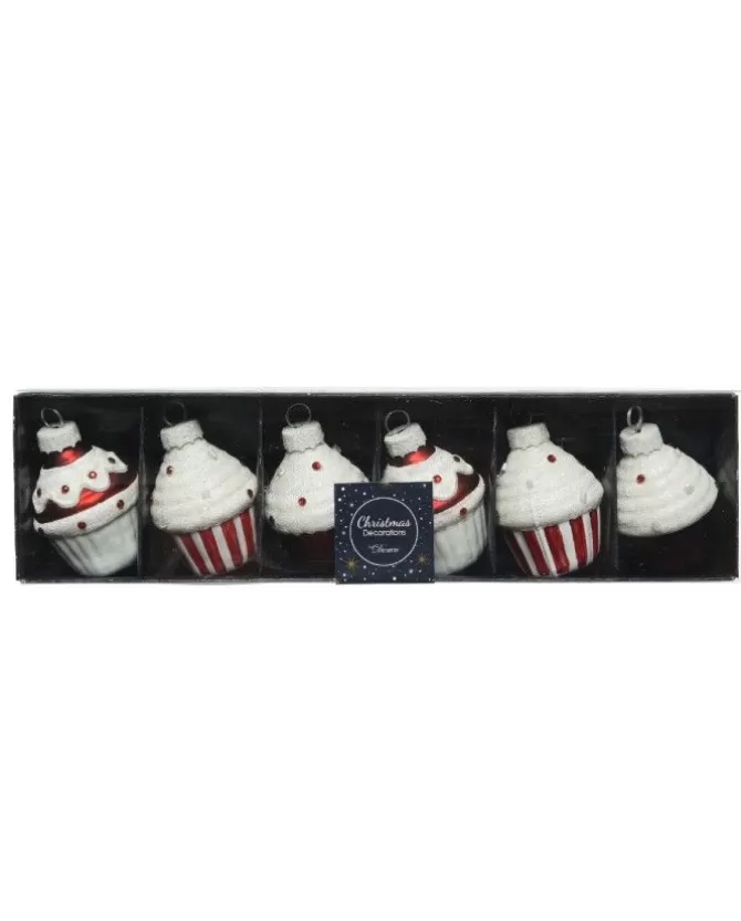 Decoro Da Albero Appendino Cupcake In Vetro>KAEMING Outlet