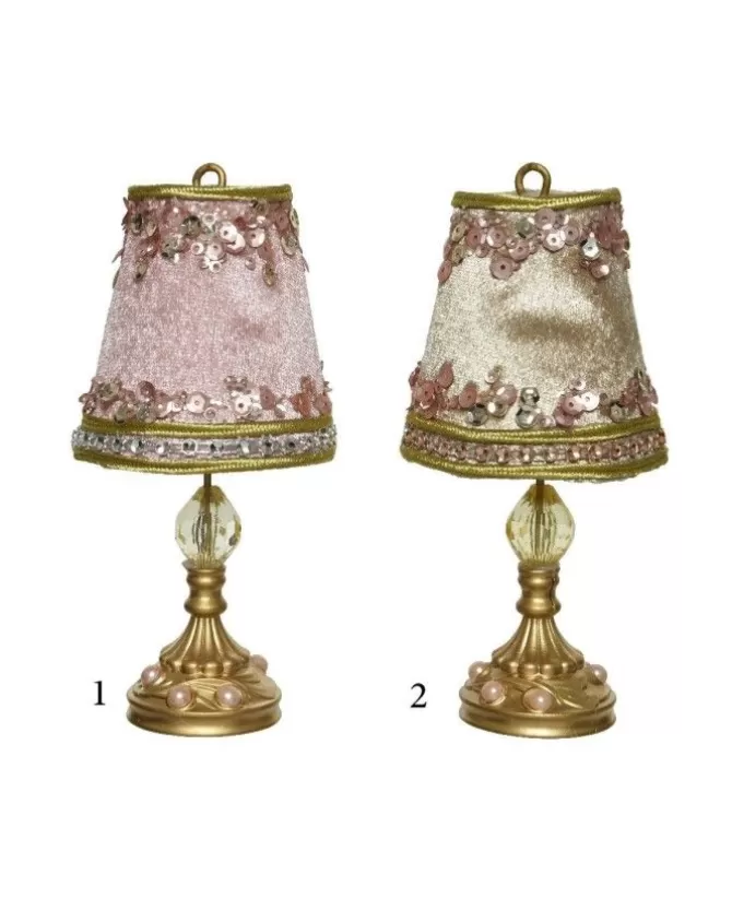 Decoro Da Albero Appendino Lampada Plastica Velluto Paillettes 2Col Ass>KAEMING Best Sale