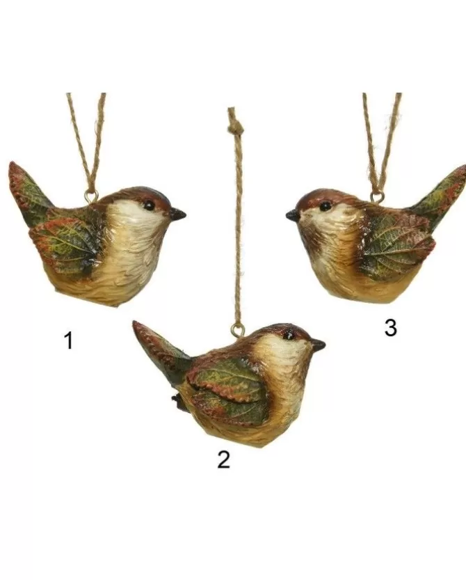 Decoro Da Albero Appendino, Uccellino In Polyresina 3 Varianti>KAEMING Best Sale