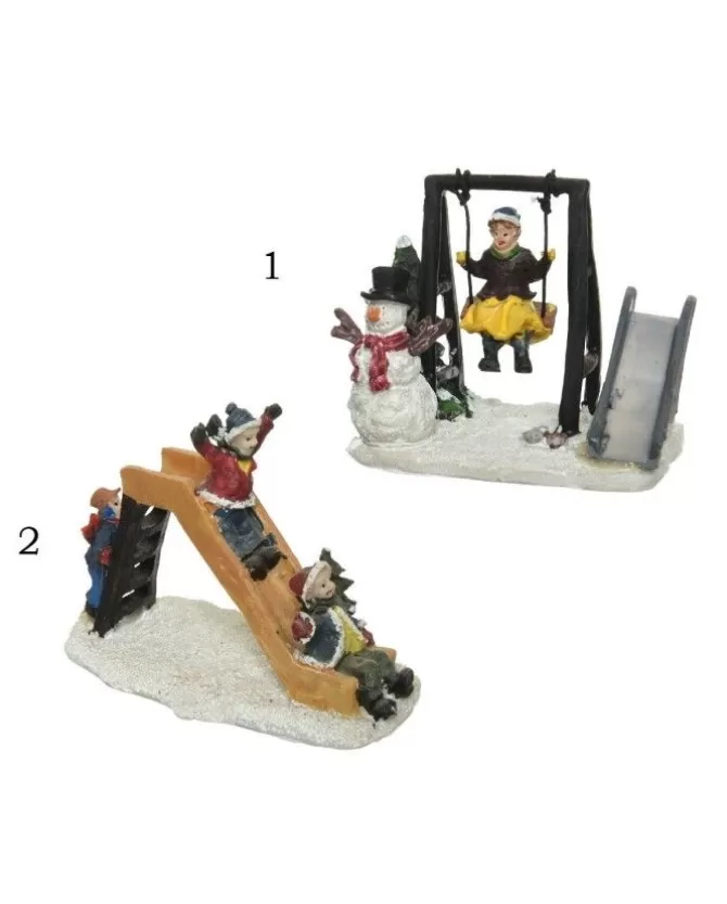 Figurine Per Villaggi,Paeseggi In Poliresina Playground Scenario Indoor 2Ass>KAEMING Best
