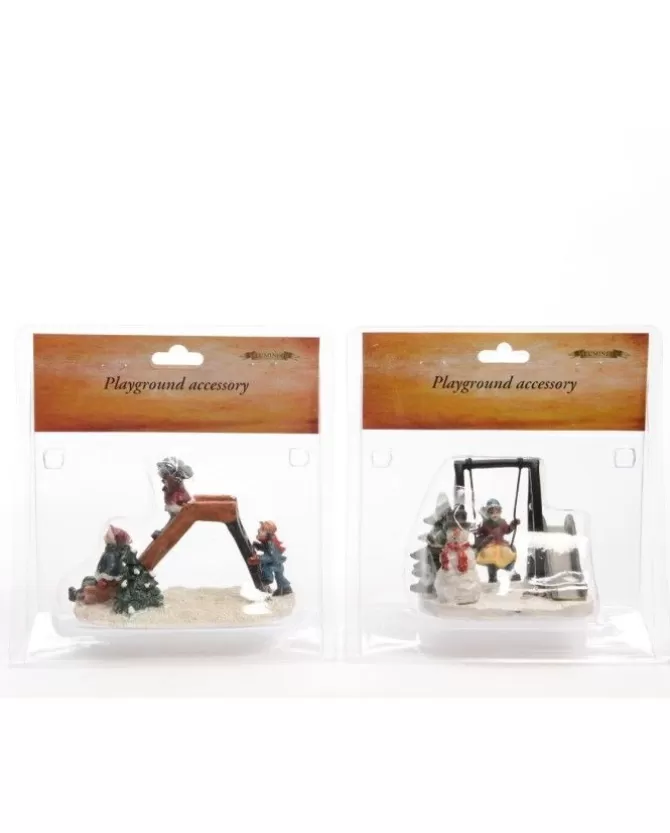 Figurine Per Villaggi,Paeseggi In Poliresina Playground Scenario Indoor 2Ass>KAEMING Best