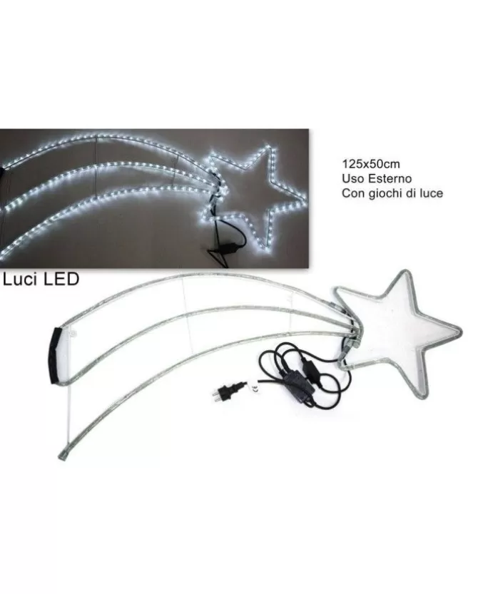 Luce Natalizia Stella Cometa Da Esterno Con Luci Led 125 Cm>* Store