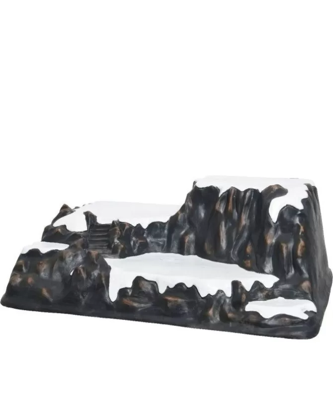 Montagna Base In Plastica Nera Innevata>KAEMING Cheap