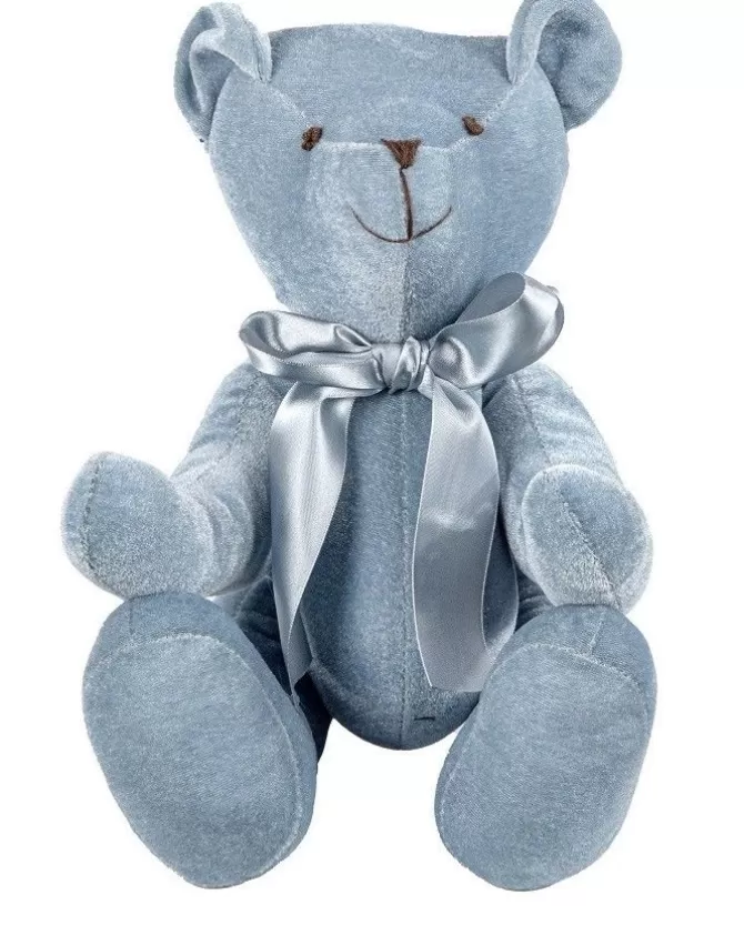 Orsetto Velluto 50Cm Blu Per Decorazioni Di Natale>ARPIMEX Clearance