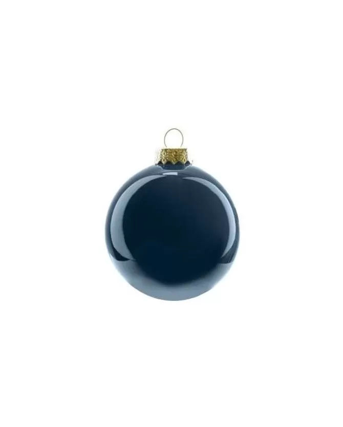 Pallina Sfera Di Vetro Liscia 100Mm Blu Per Albero Di Natale>ARPIMEX Cheap