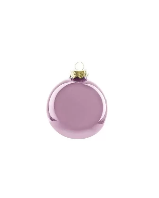Pallina Sfera Di Vetro Liscia 100Mm Glicine Per Albero Di Natale>ARPIMEX Store