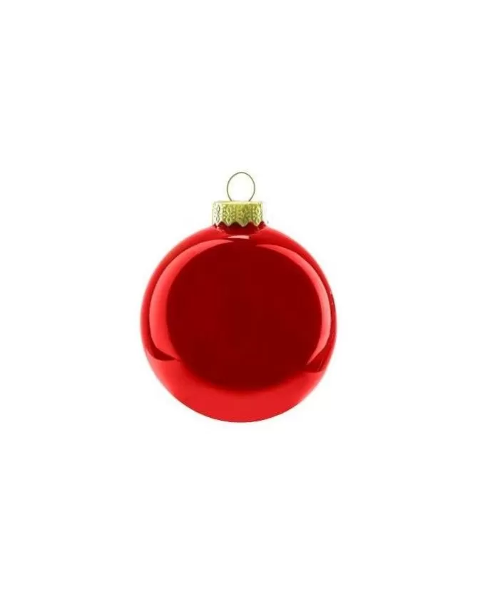 Pallina Sfera Di Vetro Liscia 150Mm Rosso Scuro Per Albero Di Natale 1Pz>ARPIMEX Best