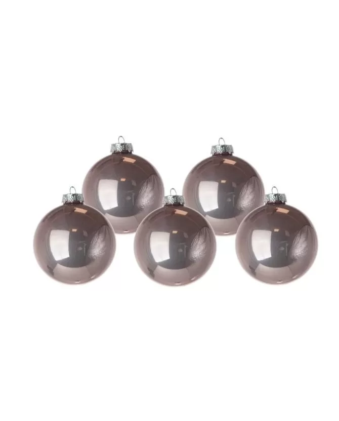 Pallina Sfera Di Vetro Liscia 80Mm Glicine Per Albero Di Natale>ARPIMEX Cheap