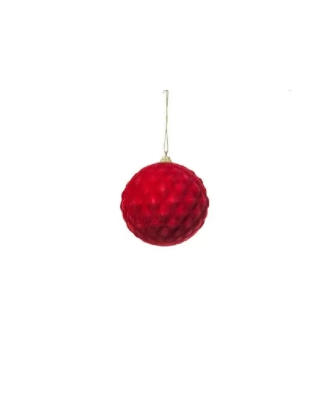Pallina Sfera Di Vetro Liscia Rossa 80Mm 6Pz Per Albero Di Natale>ARPIMEX Sale
