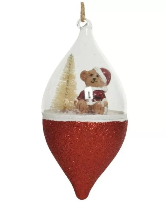 Pendente Di Vetro Decorato H15Cm Per Albero Di Natale 1Pz>KAEMING Discount