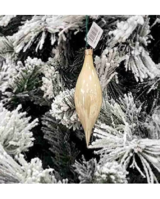 Pendente Di Vetro Oro 4Cm 1Pz Per Albero Di Natale>* Fashion