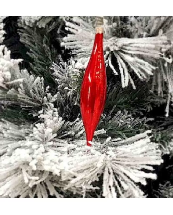 Pendente Di Vetro Rosso 3Cm 1Pz Per Albero Di Natale>* Sale