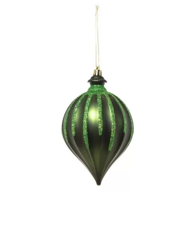 Pendente Tondo Di Vetro 15Cm Verde Per Albero Di Natale>ARPIMEX Store