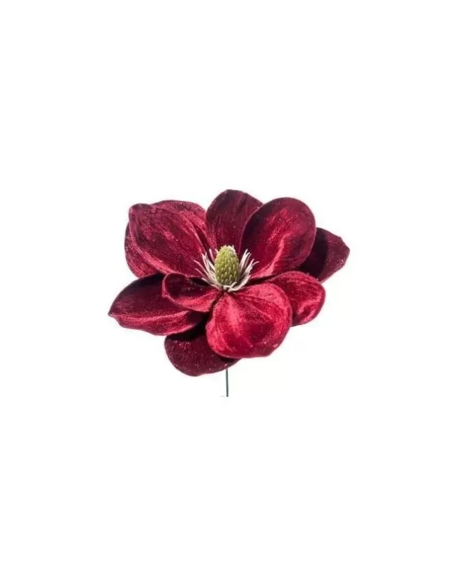 Pick Magnolia Deluxe Velvet 24Cm Burgundy Per Decorazioni Di Natale>ARPIMEX Flash Sale