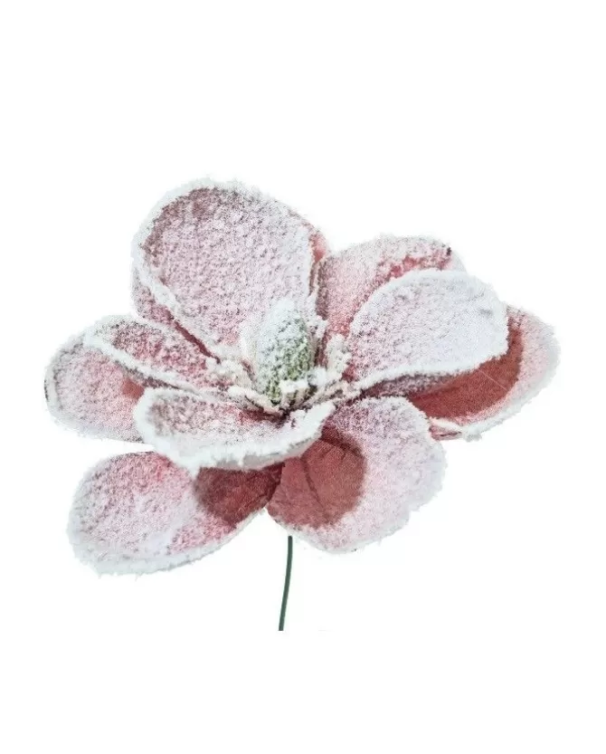 Pick Magnolia Innevata 24Cm Malva Per Decorazioni>ARPIMEX Flash Sale