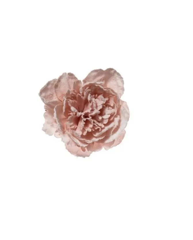 Pick Peonia Innevata 23Cm Cipria Decorazioni Natalizie>ARPIMEX Best Sale