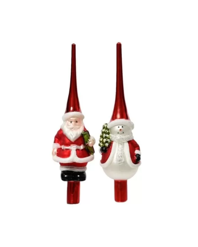 Puntale Da Albero In Vetro In 2 Versioni 28 Cm>KAEMING Flash Sale