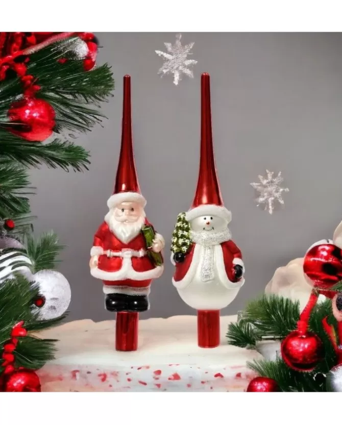 Puntale Da Albero In Vetro In 2 Versioni 28 Cm>KAEMING Flash Sale
