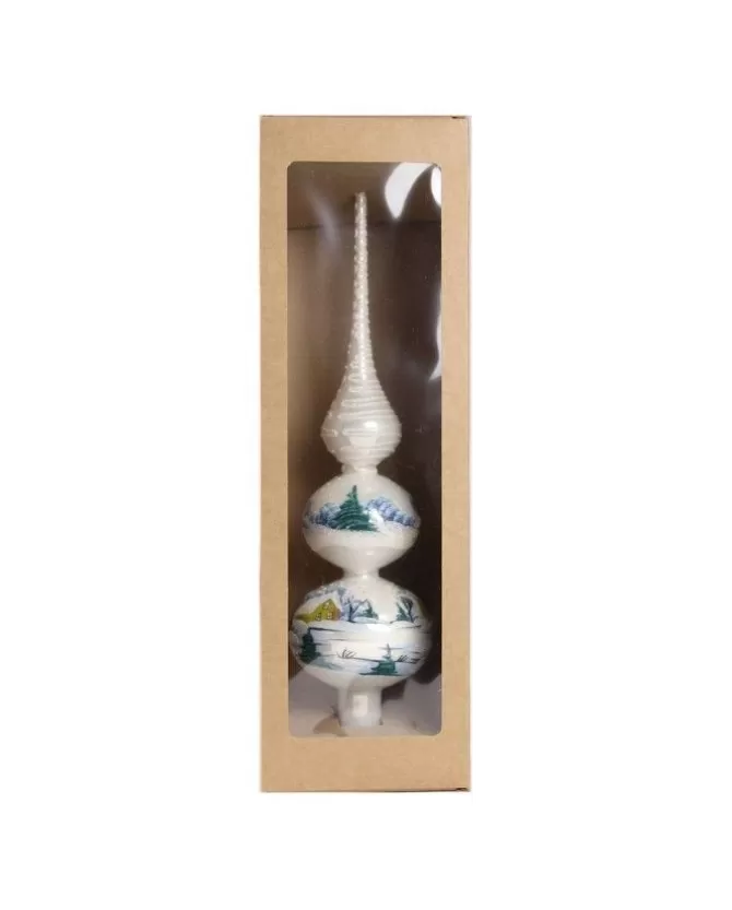Puntale Di Vetro Decorato A Mano Per Albero Di Natale>* Fashion