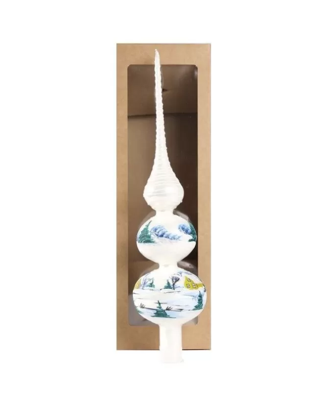 Puntale Di Vetro Decorato A Mano Per Albero Di Natale>* Fashion
