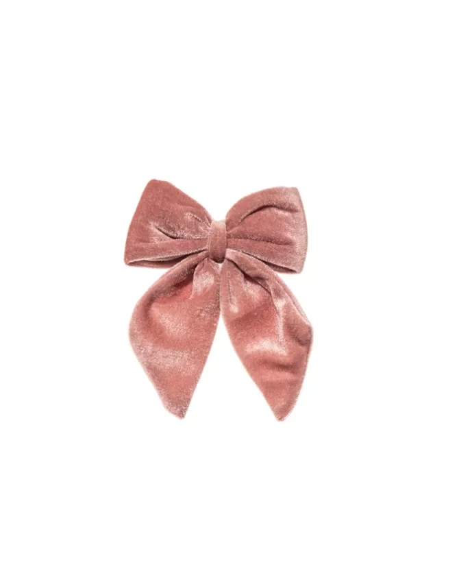 Puntale Fiocco Di Velluto 13X15Cm Rosa Per Decorazione Albero Di Natale>ARPIMEX Fashion