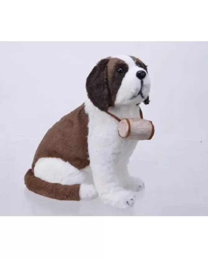 Pupazzo Cane San Bernardo Decorazione Natalizia 40Cm>KAEMING Discount