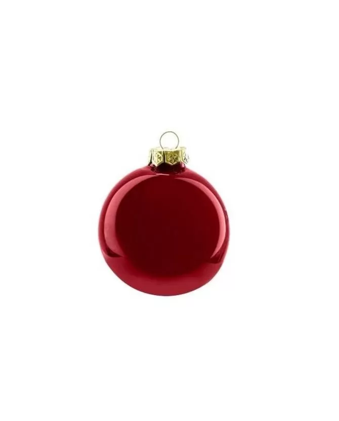 Sfera Di Vetro Liscia 80Mm Vinaccio Per Albero Di Natale>ARPIMEX Fashion